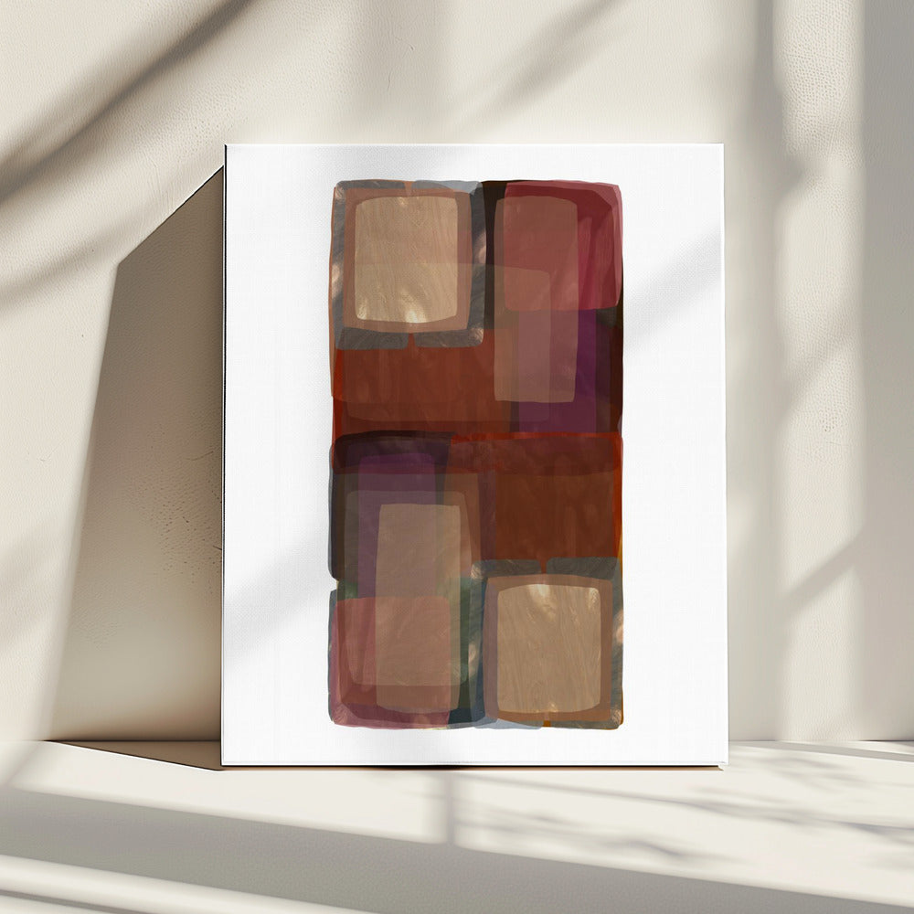 Deep Shades Shapes 2 | Canvas