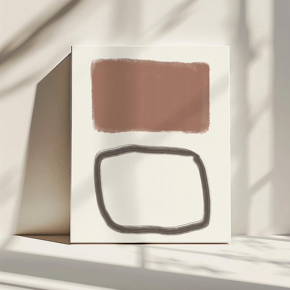 Minimalistisches abstraktes Design | Leinwand