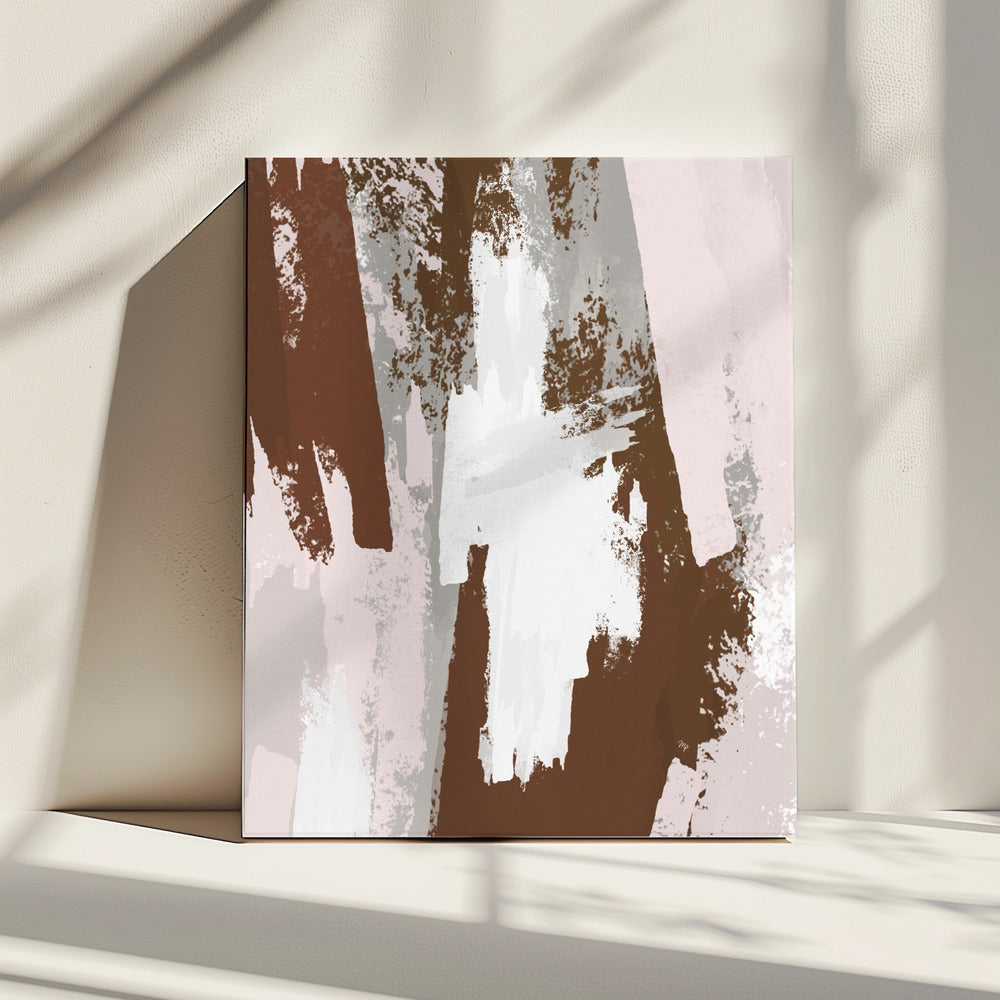 Abstrakte braune Farbe | Leinwand