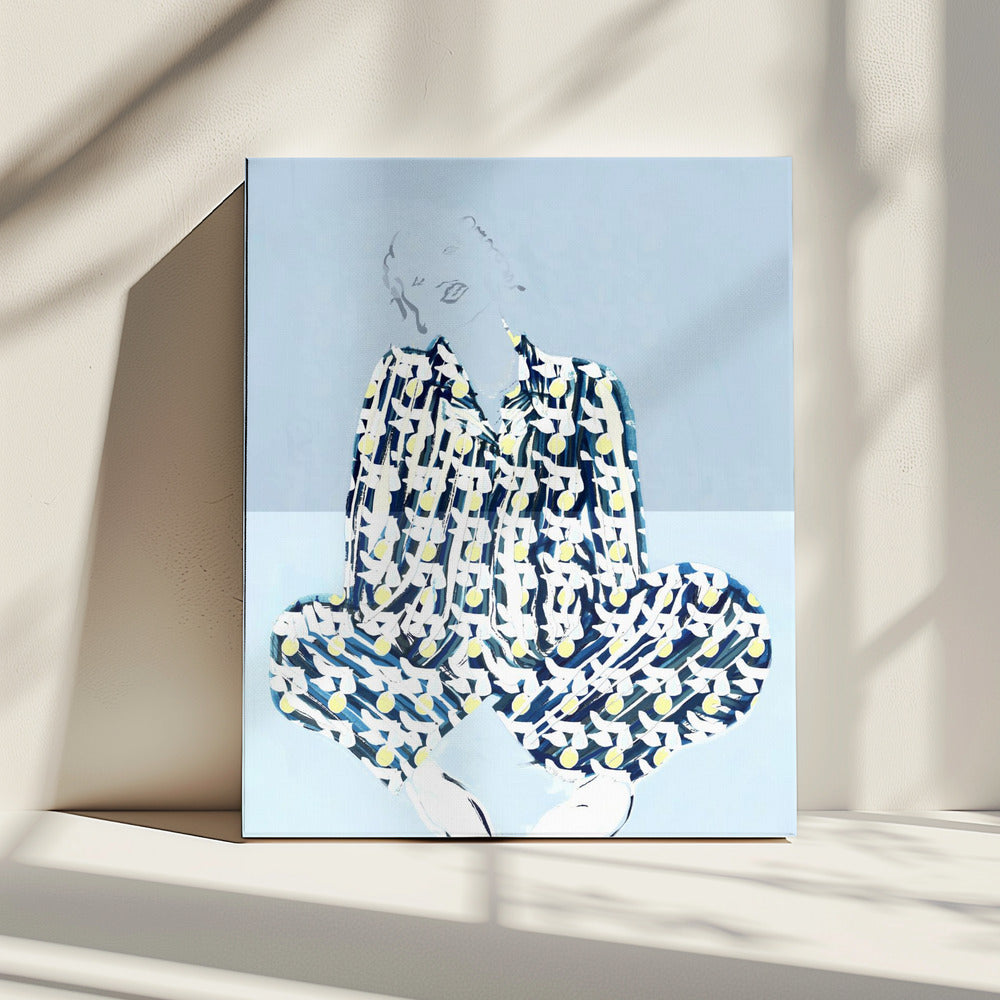 Pyjama Frau 1 | Leinwand
