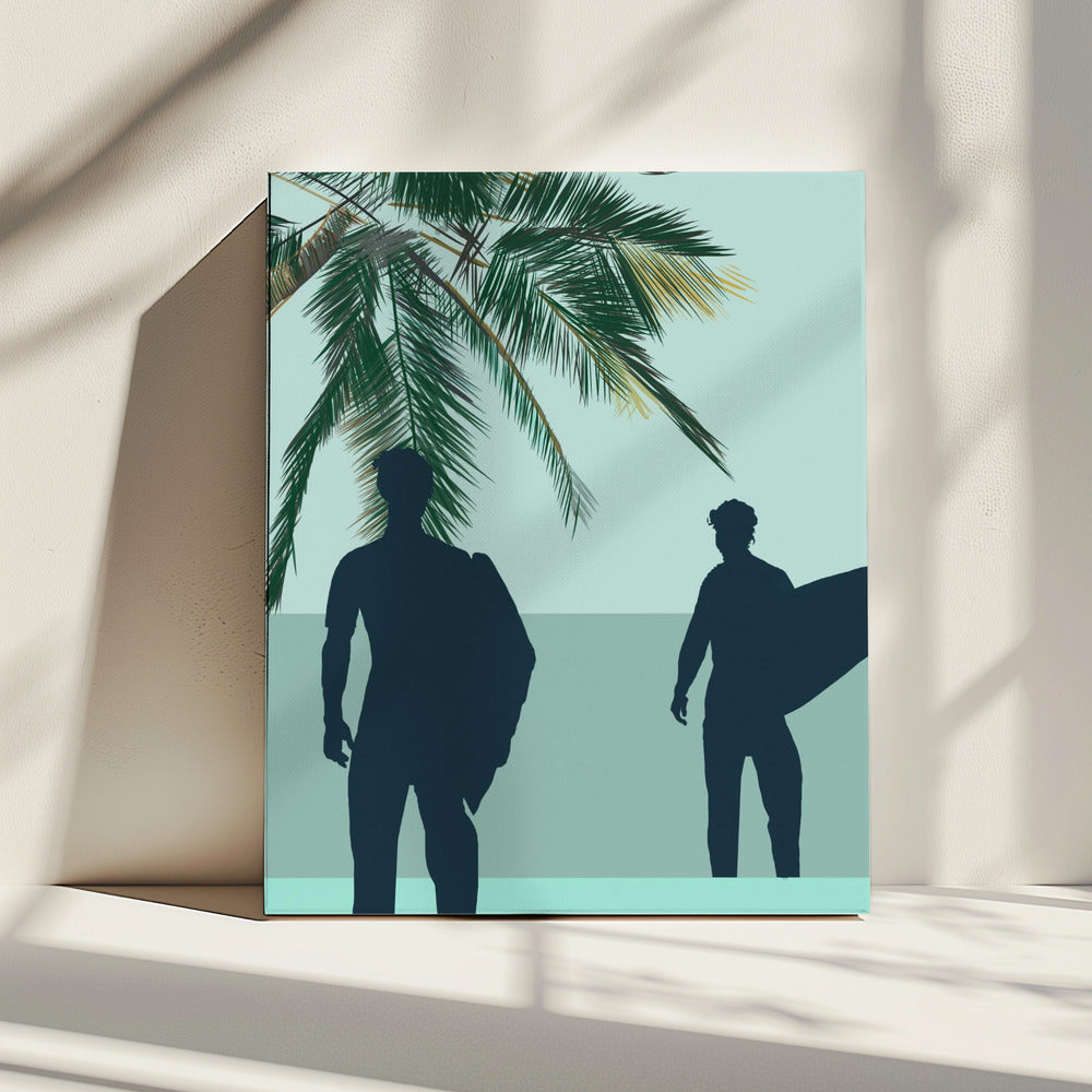 Surf Blue II | Leinwand