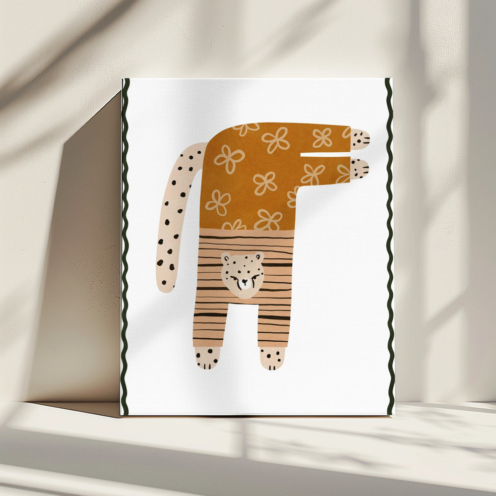Wunderlicher Gepard | Leinwand