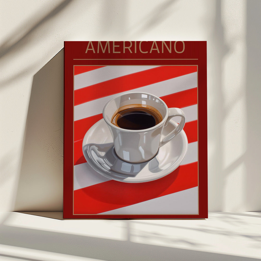 Americano Kaffee | Leinwand
