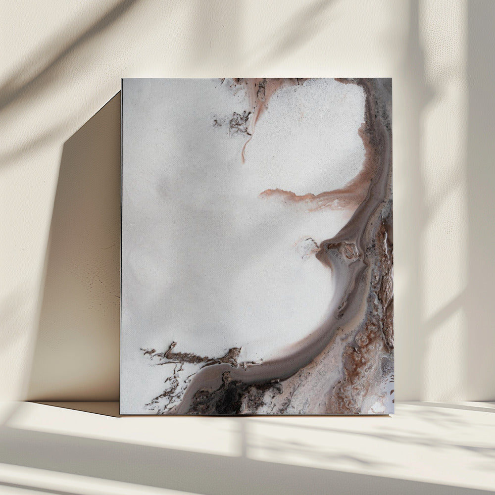 MINIMAL Art - Irdische Strömungen 1 | Leinwand