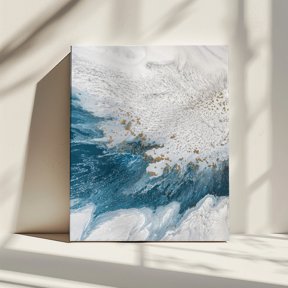 Tidal Shores – Dynamische Meeresformen | Leinwand
