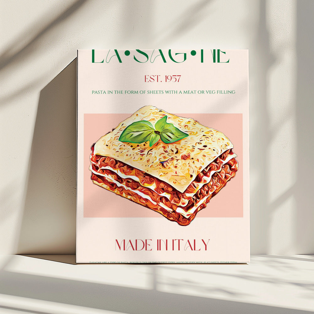 Lasagne-Schichten | Leinwand