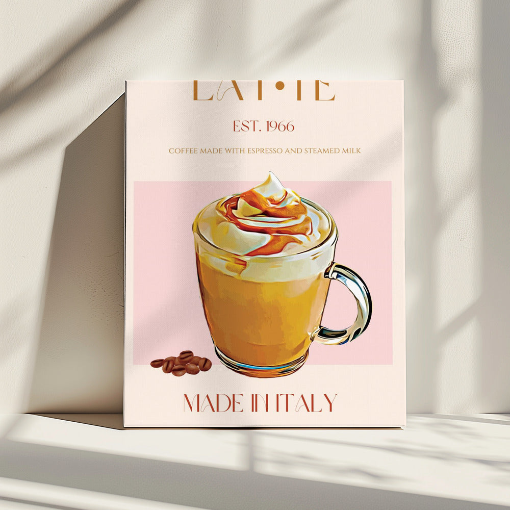 Cremiger Latte-Genuss | Leinwand