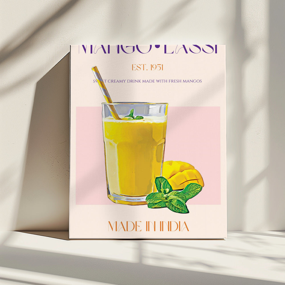 Mango Lassi Delight | Leinwand
