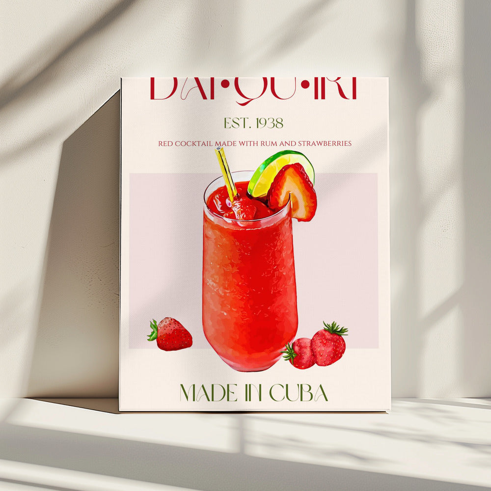 Kubanischer Daiquiri-Genuss | Leinwand