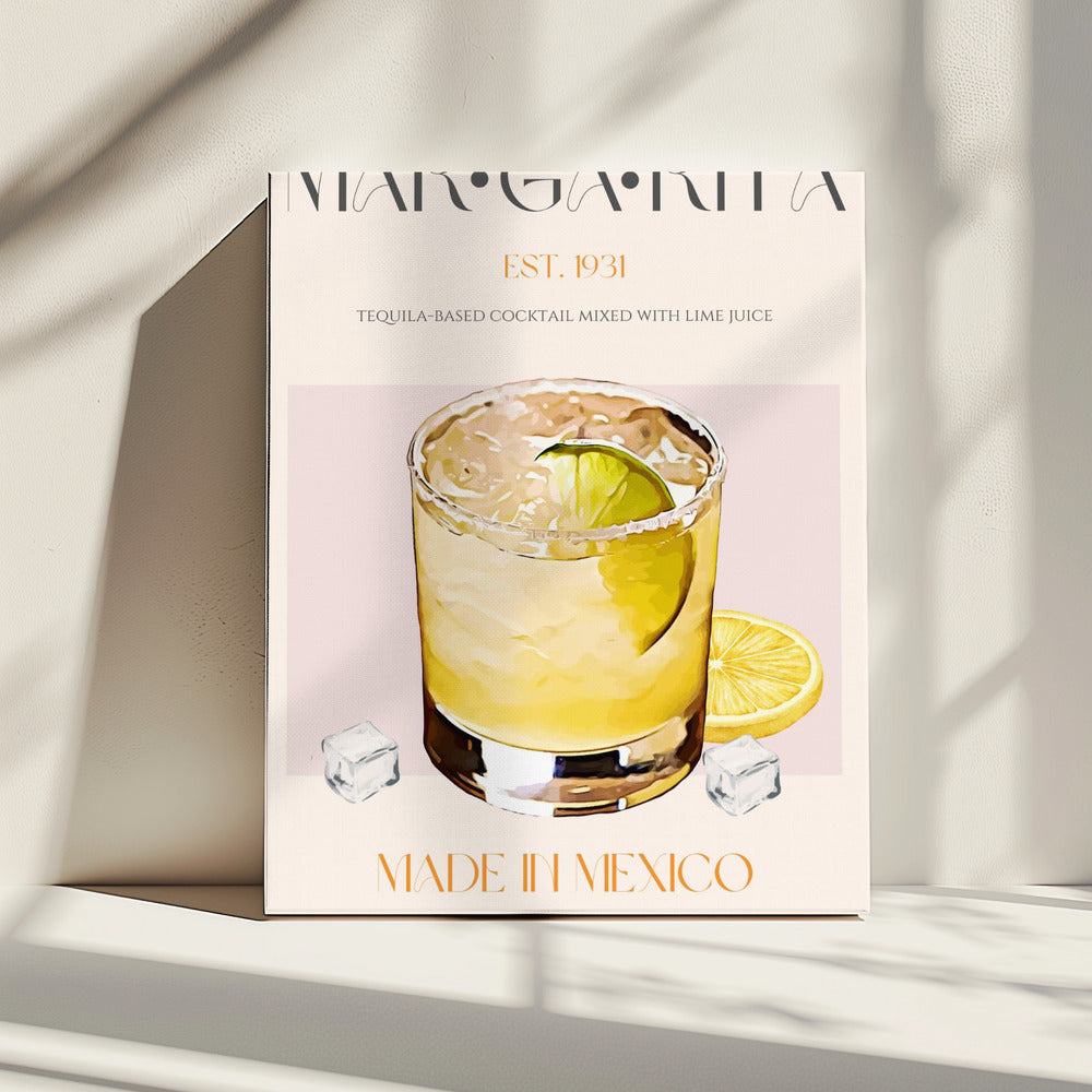 Margarita-Druck Cocktail | Leinwand