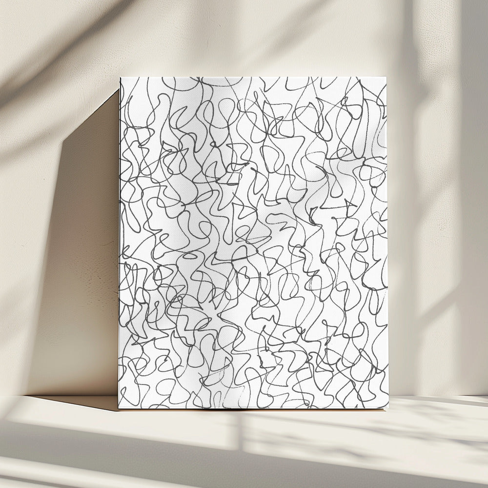 Chaotische Linie 2 | Leinwand