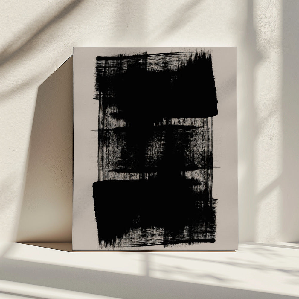 Abstrakte Pinselstriche 180Y | Leinwand