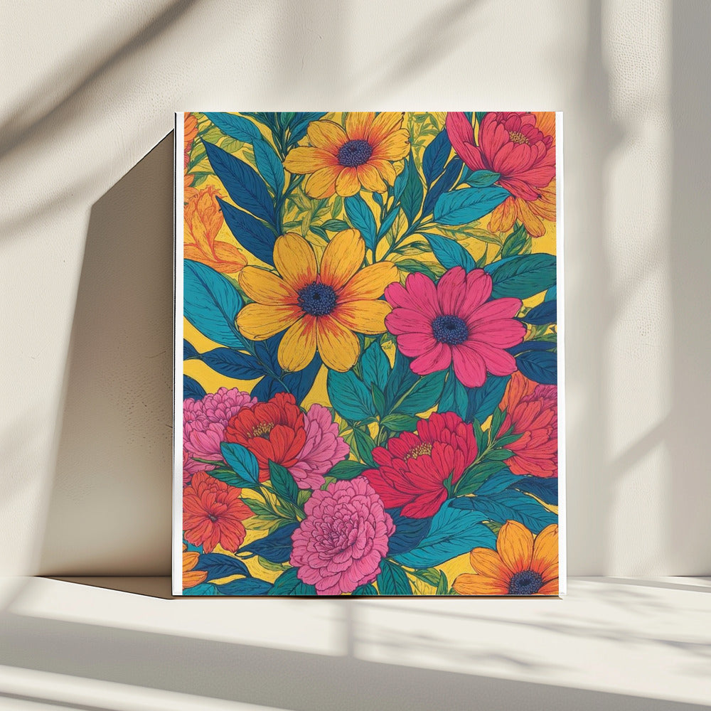 Lebendige Blüte | Leinwand