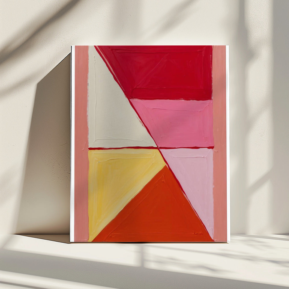 Geometrische Wärme | Leinwand
