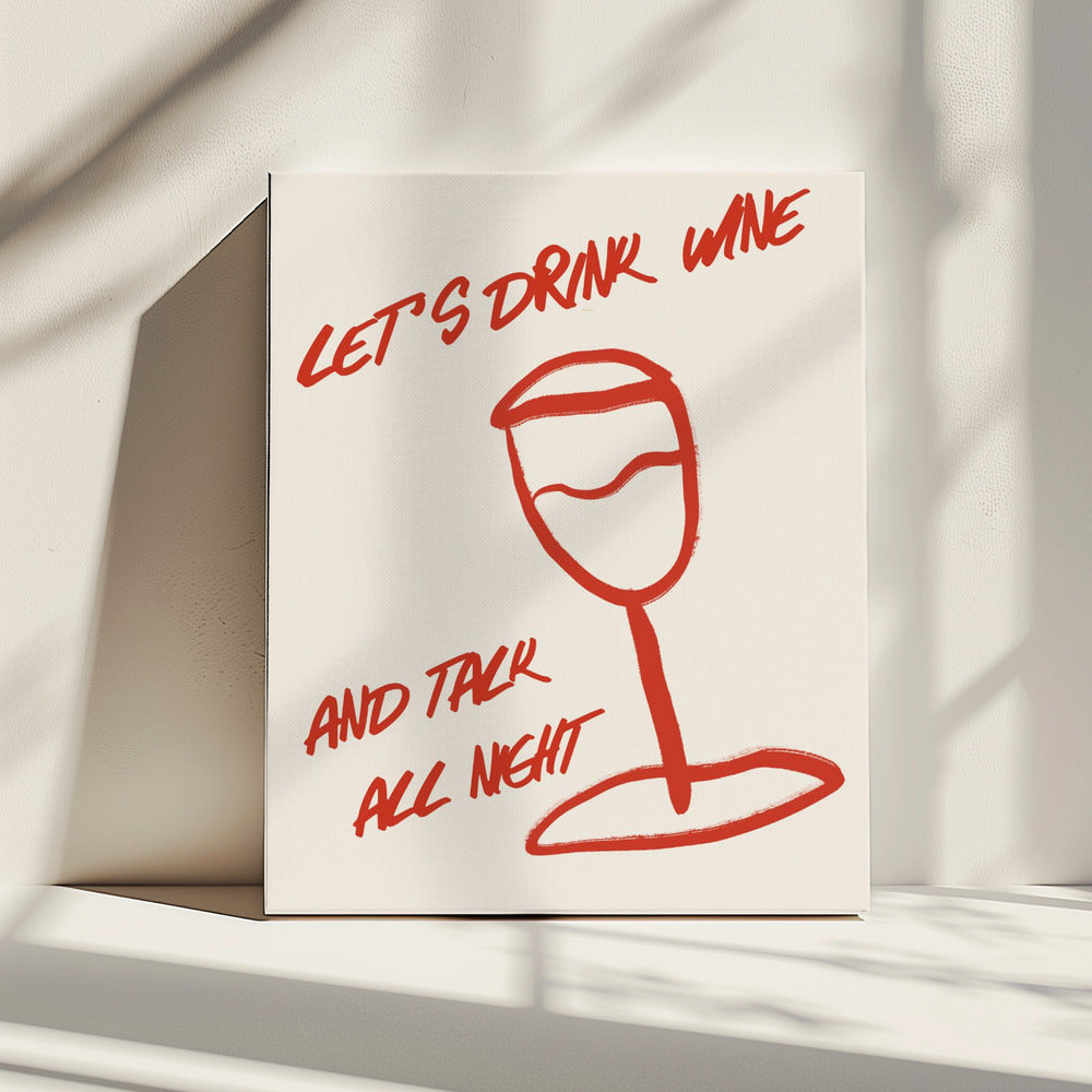 Wine & Words Unwind | Canvas