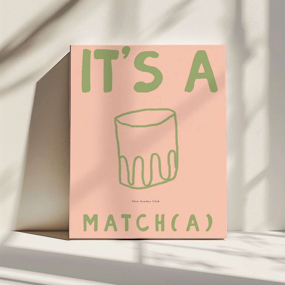 Matcha Vibes | Leinwand