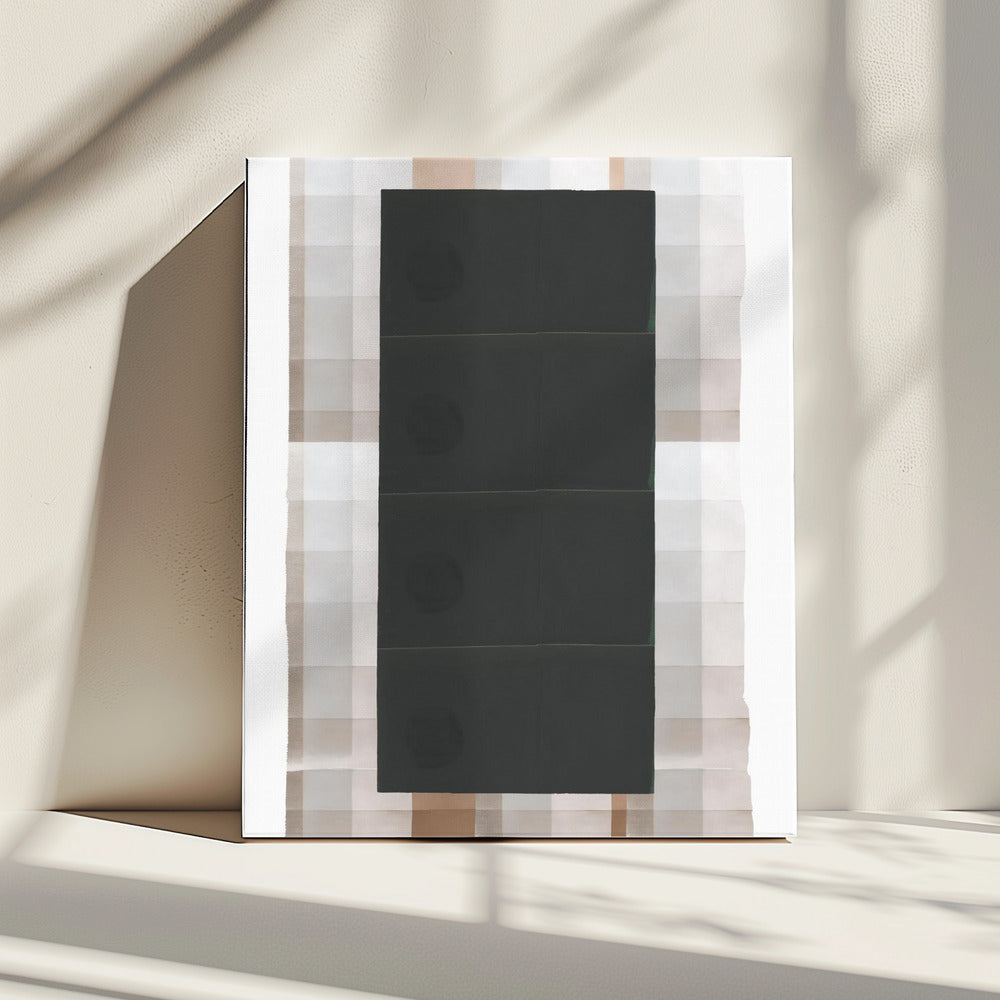 Monochromes Mosaik | Leinwand