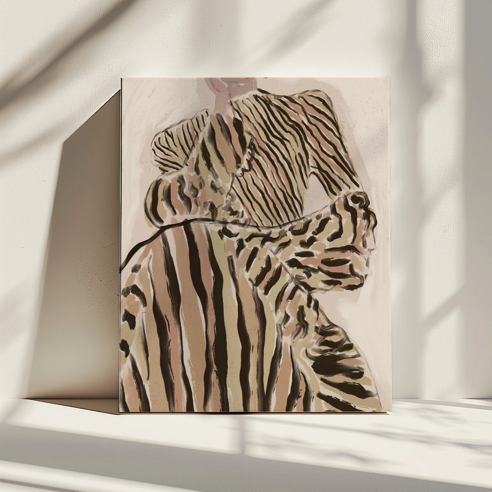 Zebra Eleganz | Leinwand