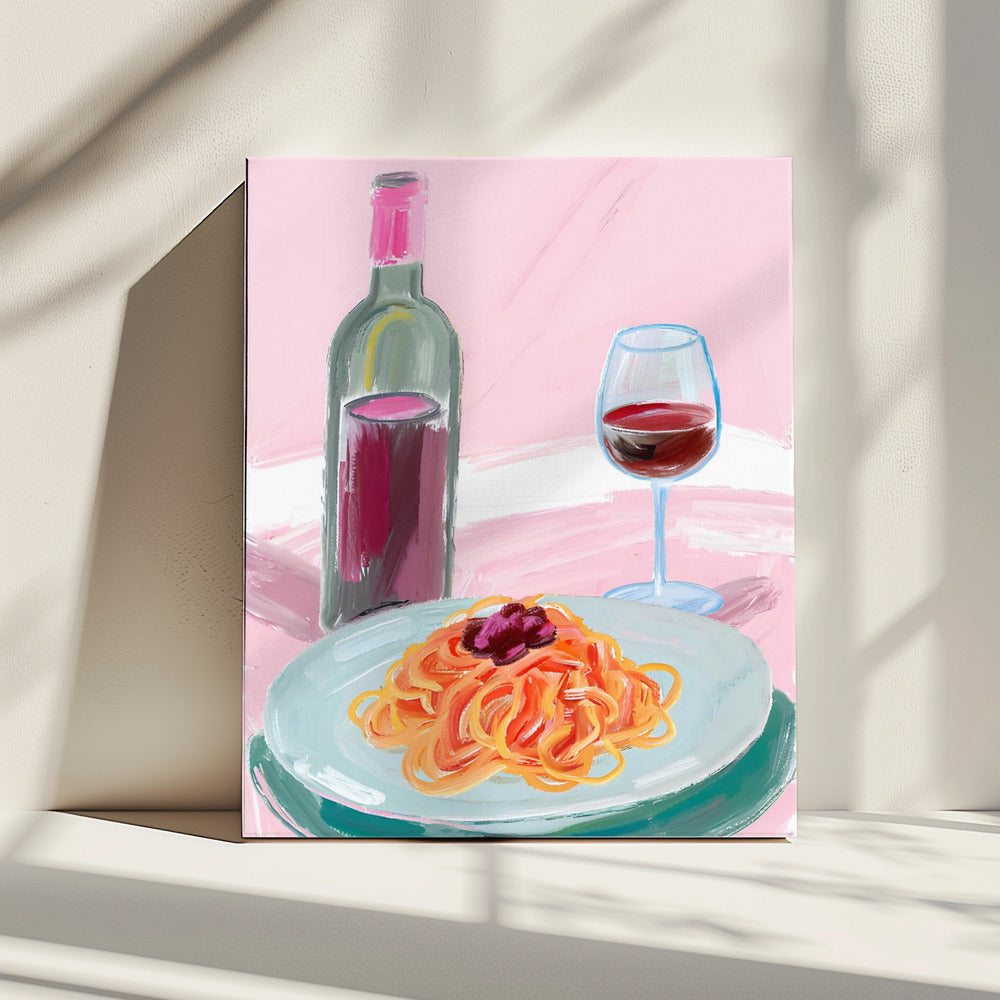 Spaghetti Delight | Leinwand
