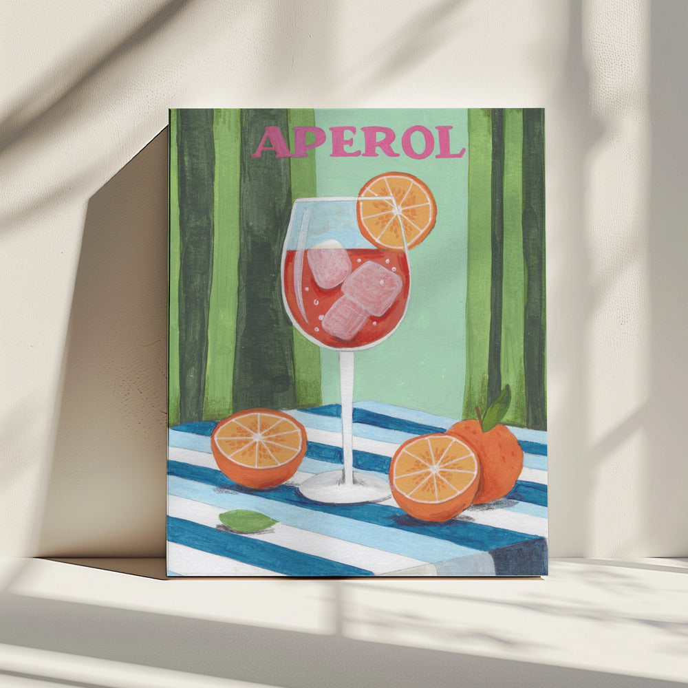 Aperol Spritz Cocktail | Leinwand
