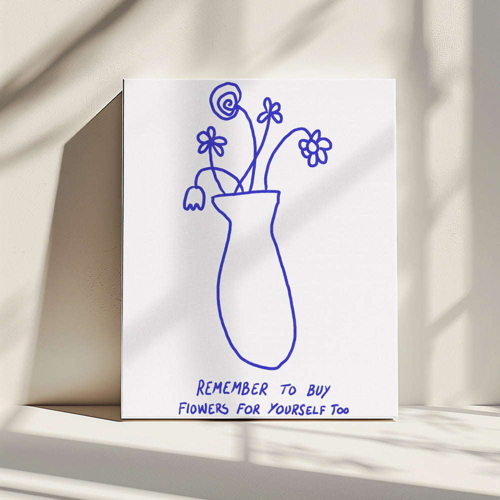 Selbstpflege-Bouquet | Leinwand