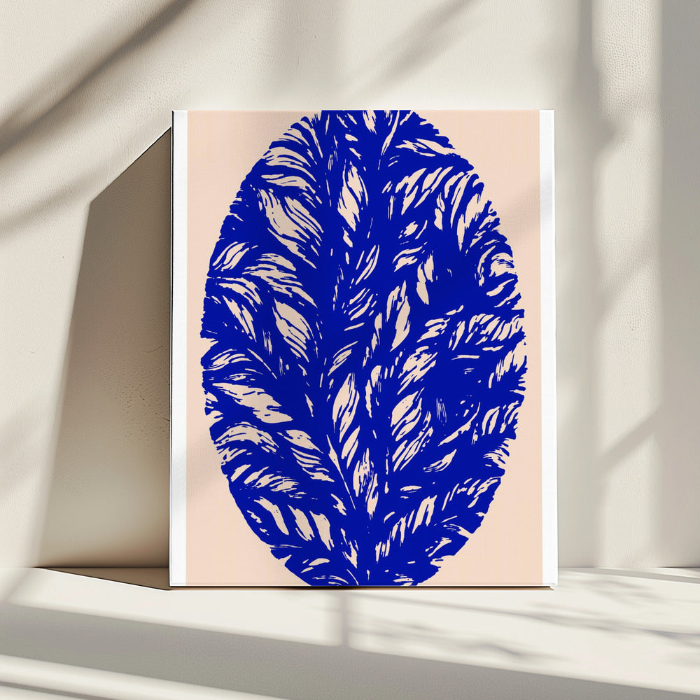 Indigo Bloom Orb | Leinwand