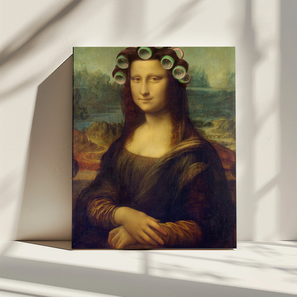 Mona Lisa – die Curly Girly Edition | Leinwand