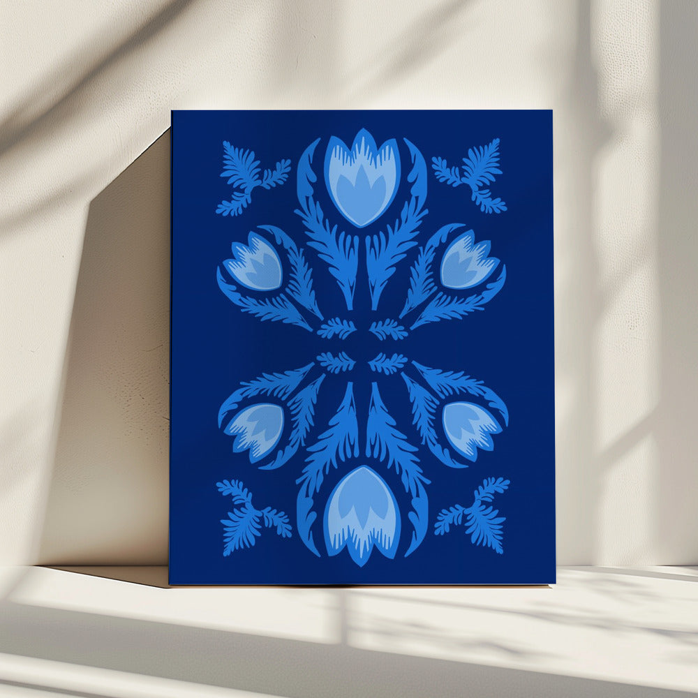 Graphic Florals Lumnious Tulips | Canvas