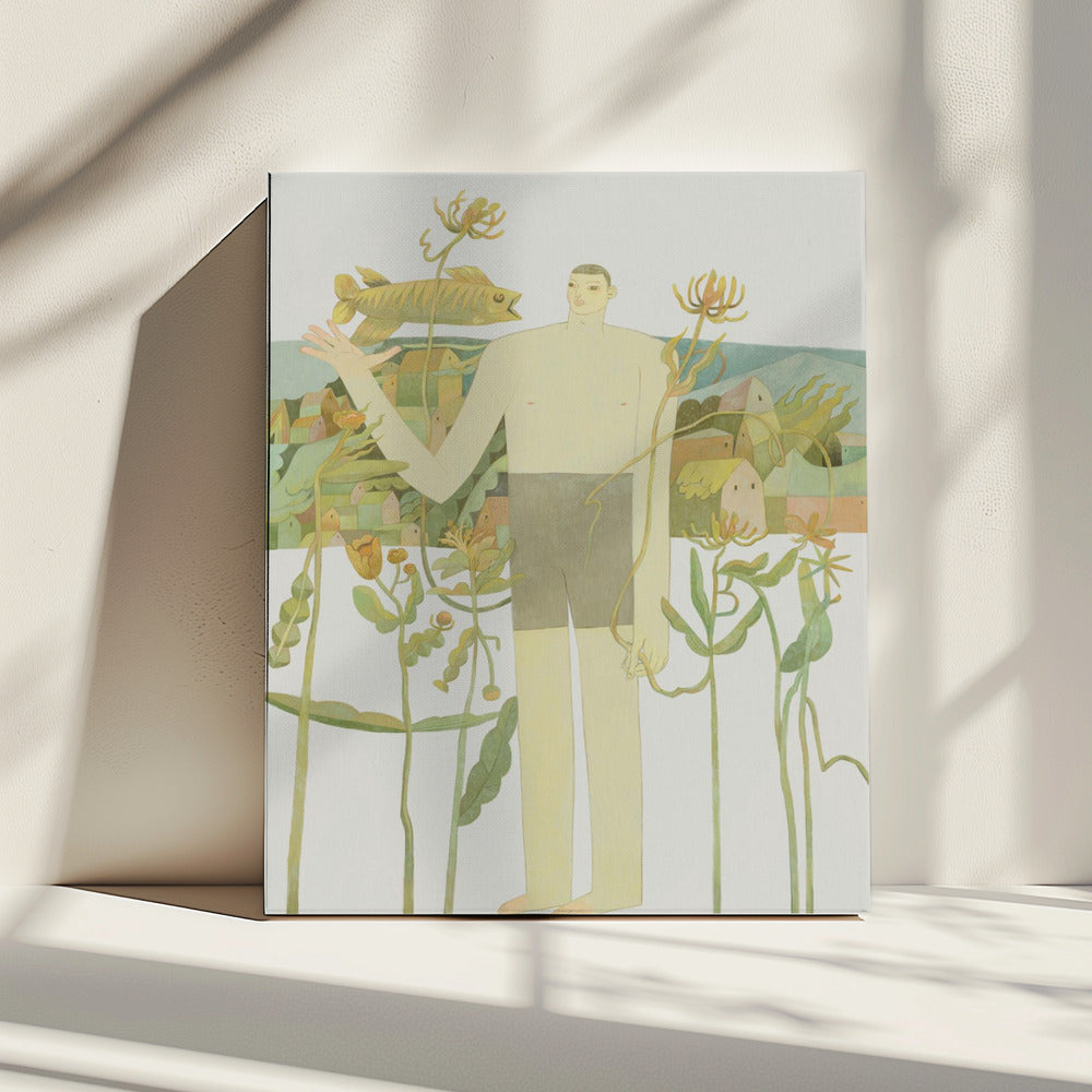 In meinem Garten | Leinwand