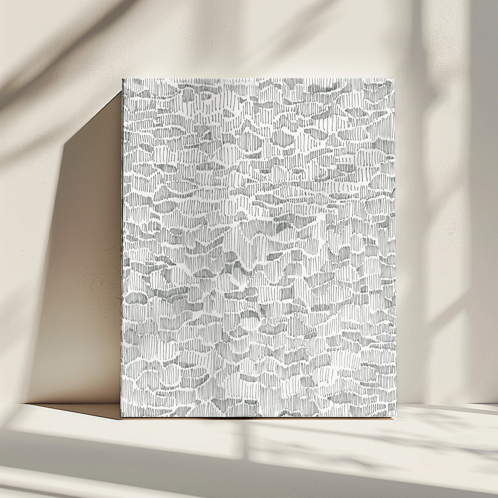 Reflexionen auf Wasser Doodle | Leinwand