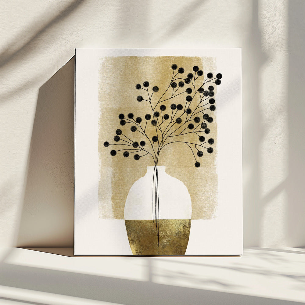 Abstrakte Vase | Leinwand