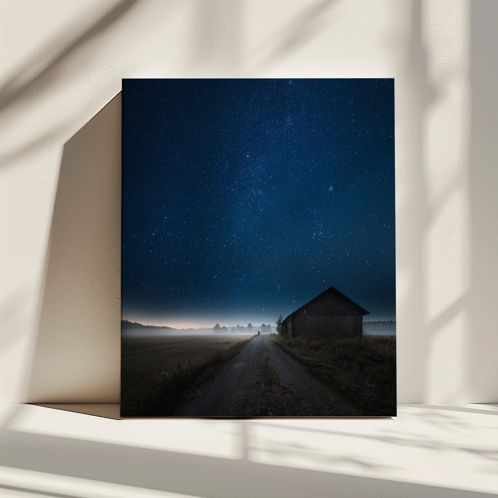 Ich gehe allein | Leinwand