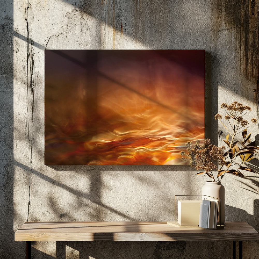 Brennendes Wasser | Leinwand