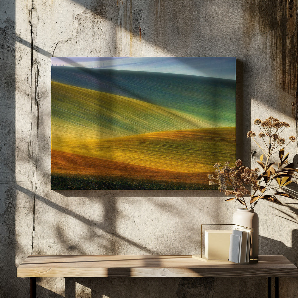 Frühlingsfelder | Leinwand