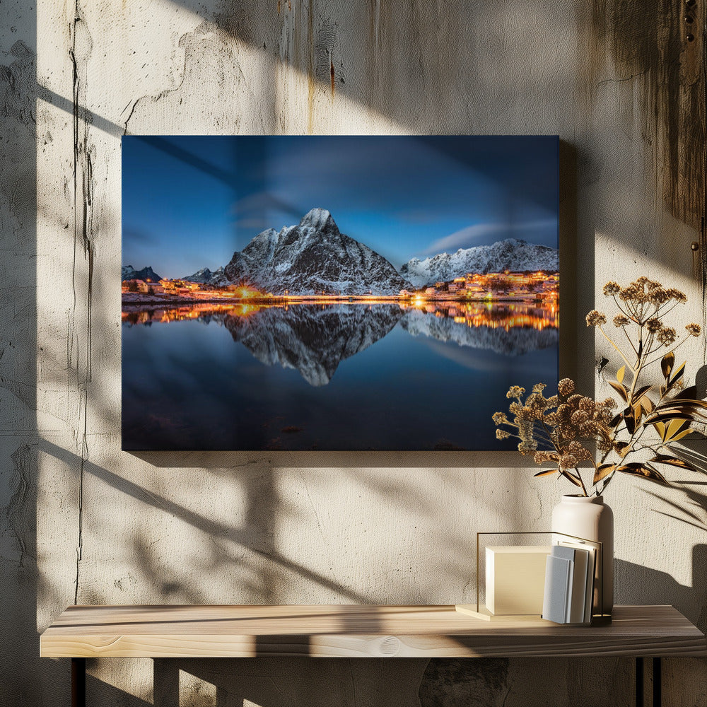 blaue Stunde | Leinwand
