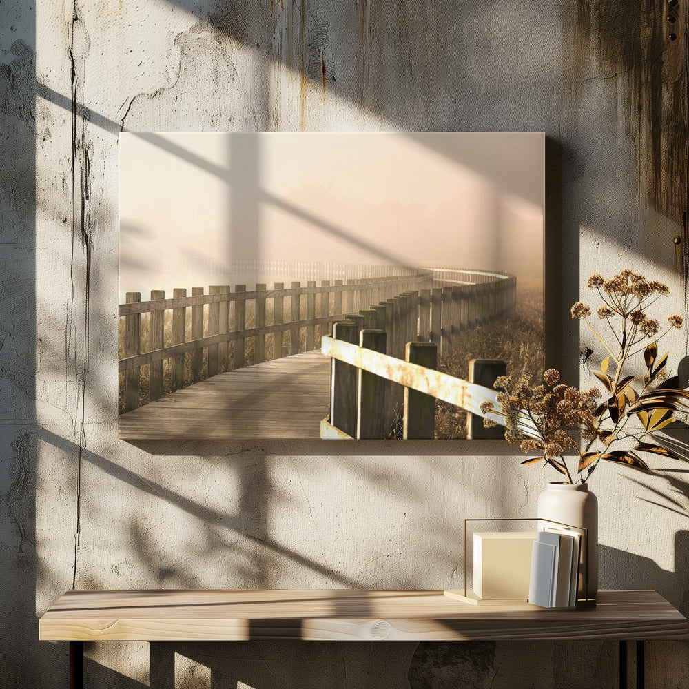 Der Weg wird heller. | Leinwand