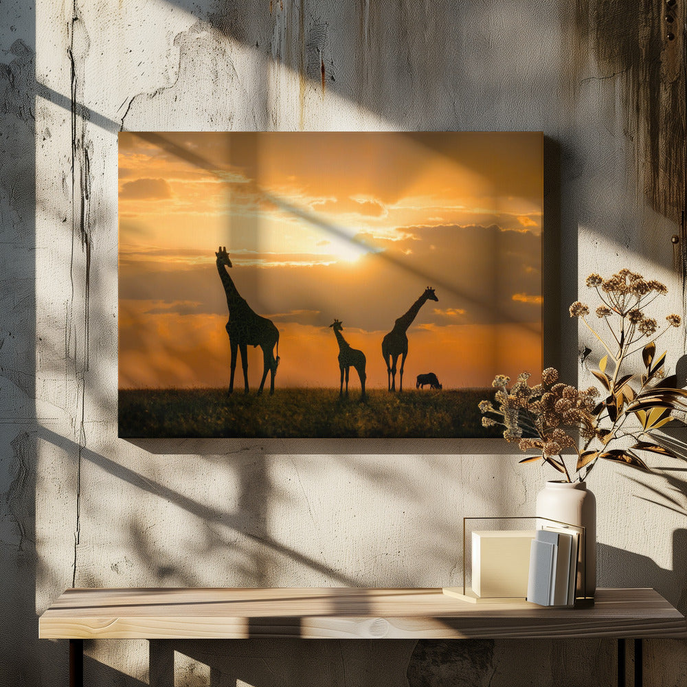 Golden Africa | Canvas