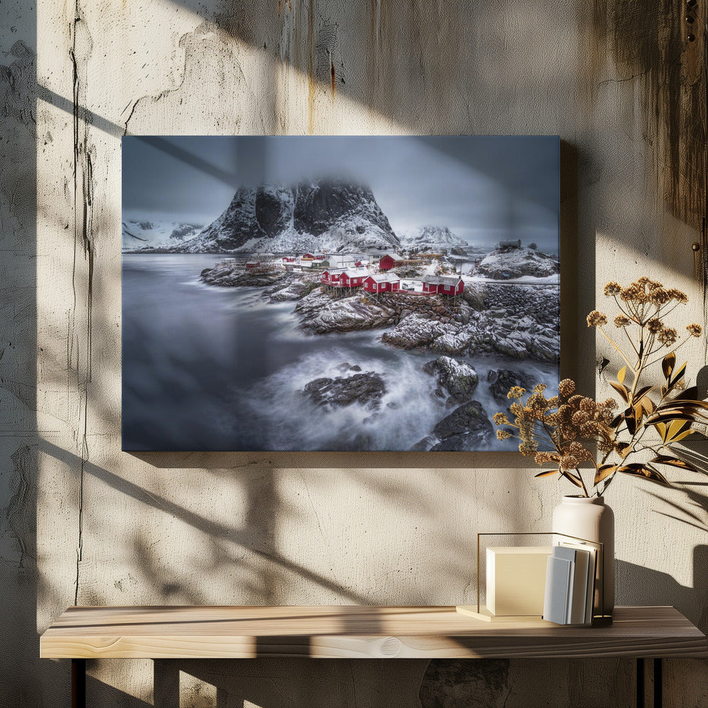 Winter Lofoten-Inseln | Leinwand