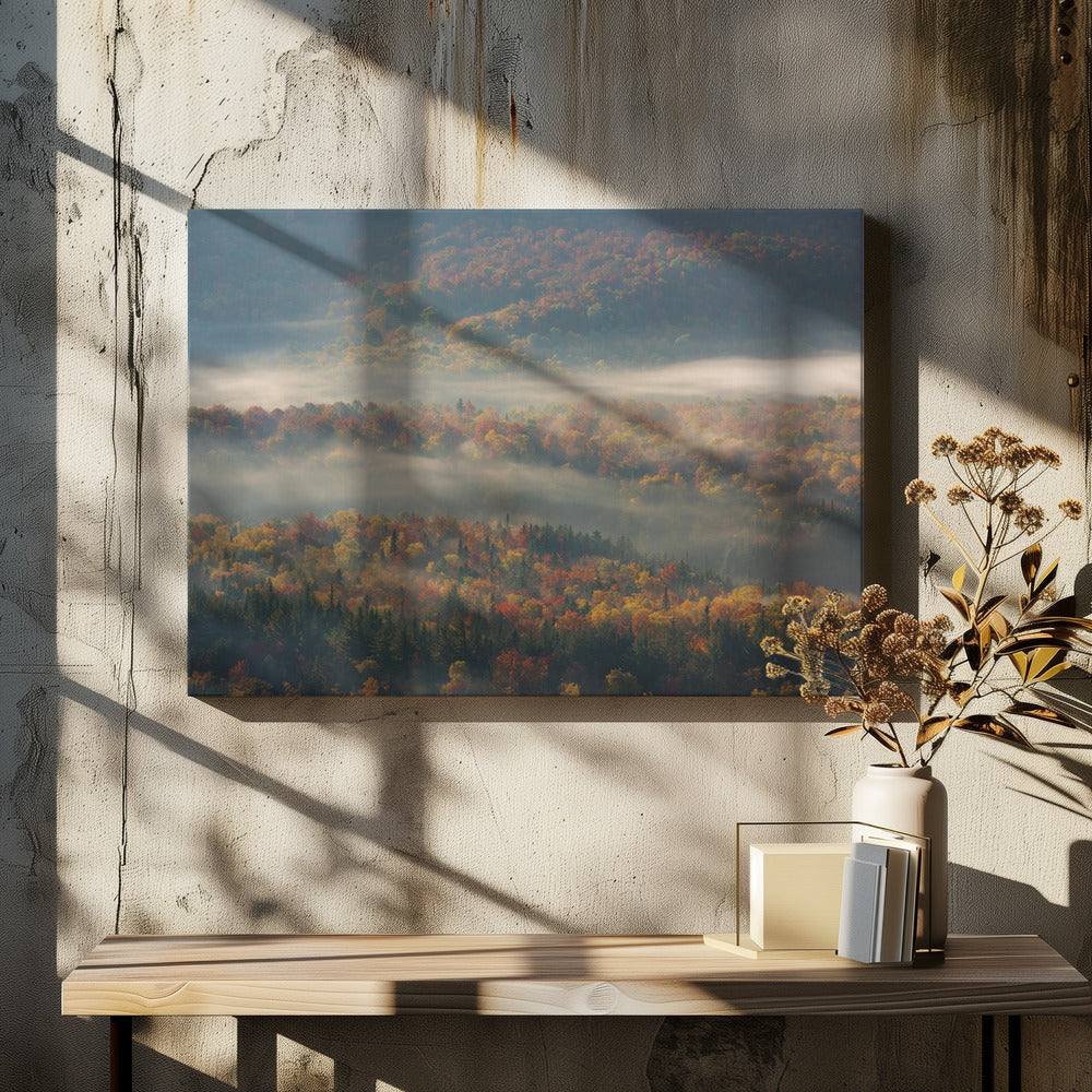 Nebliger Morgen | Leinwand