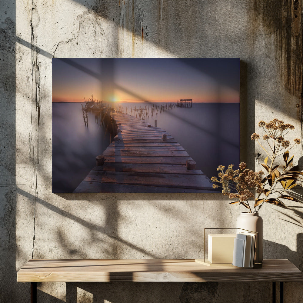 Das letzte Dock | Leinwand