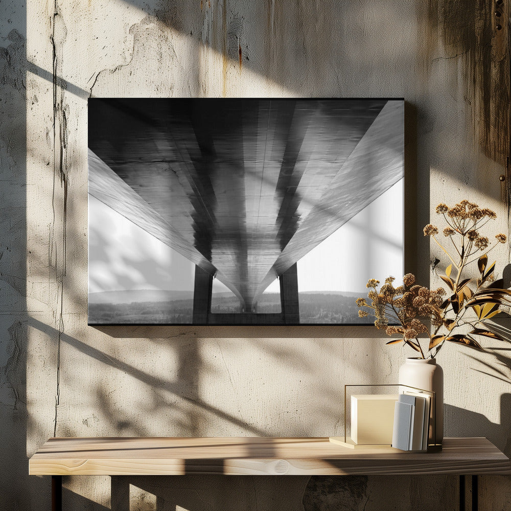 Unter der Brücke | Leinwand