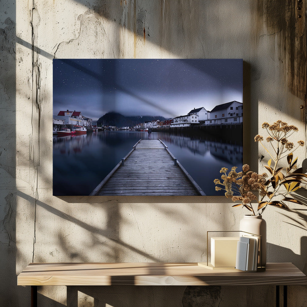 Wenn die Nacht vom Himmel fällt | Leinwand
