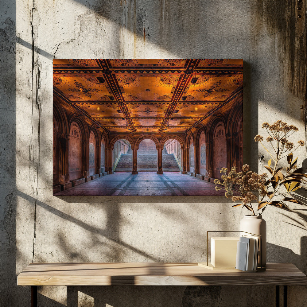 Ein Spaziergang im Park | Leinwand