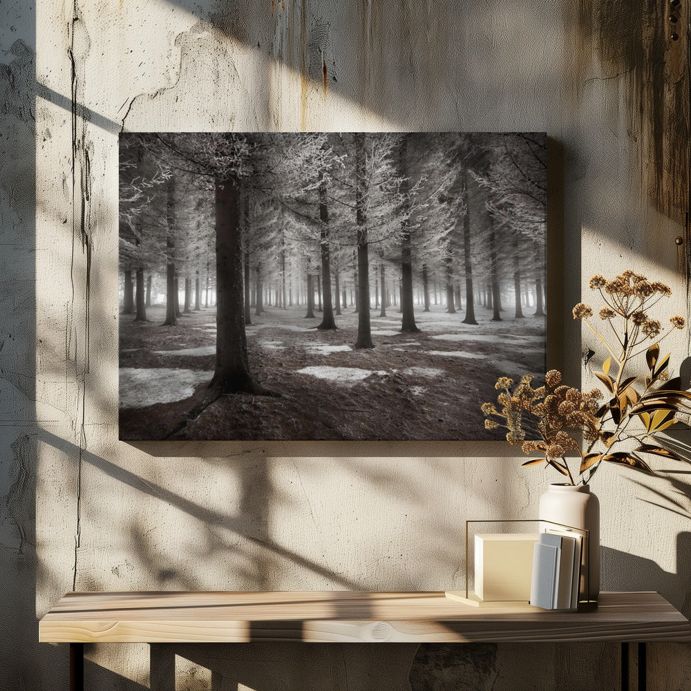 Der Wintereinbruch | Leinwand
