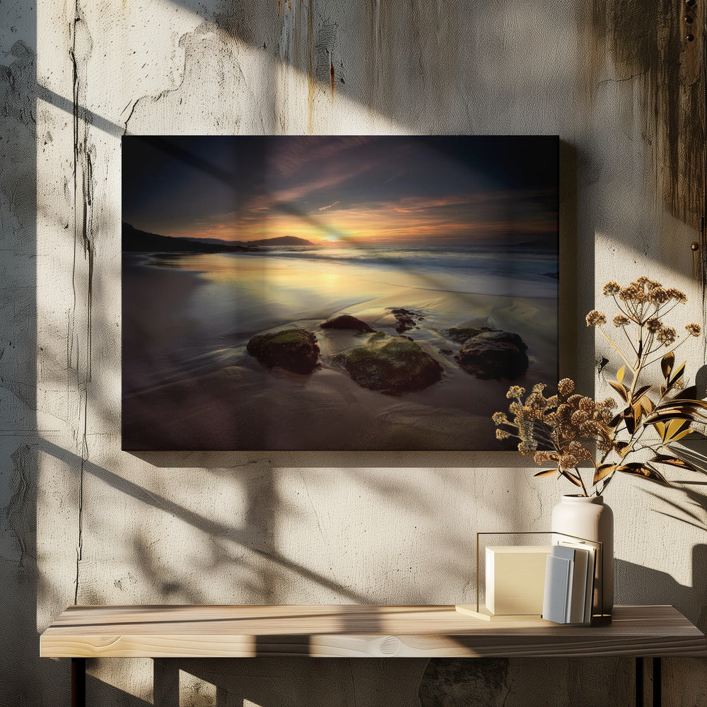 Lichter von O Fortiñon | Leinwand