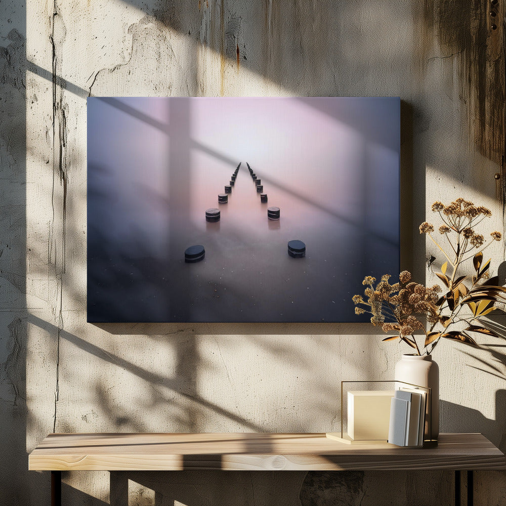 Allein in der Stille | Leinwand