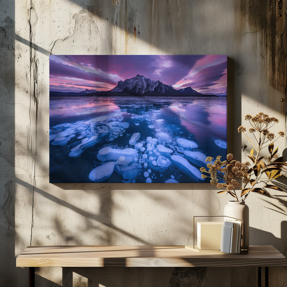 Abraham Lake 3 | Leinwand