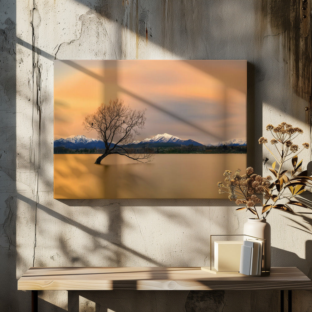 Morgenrot des Lake Wanaka | Leinwand