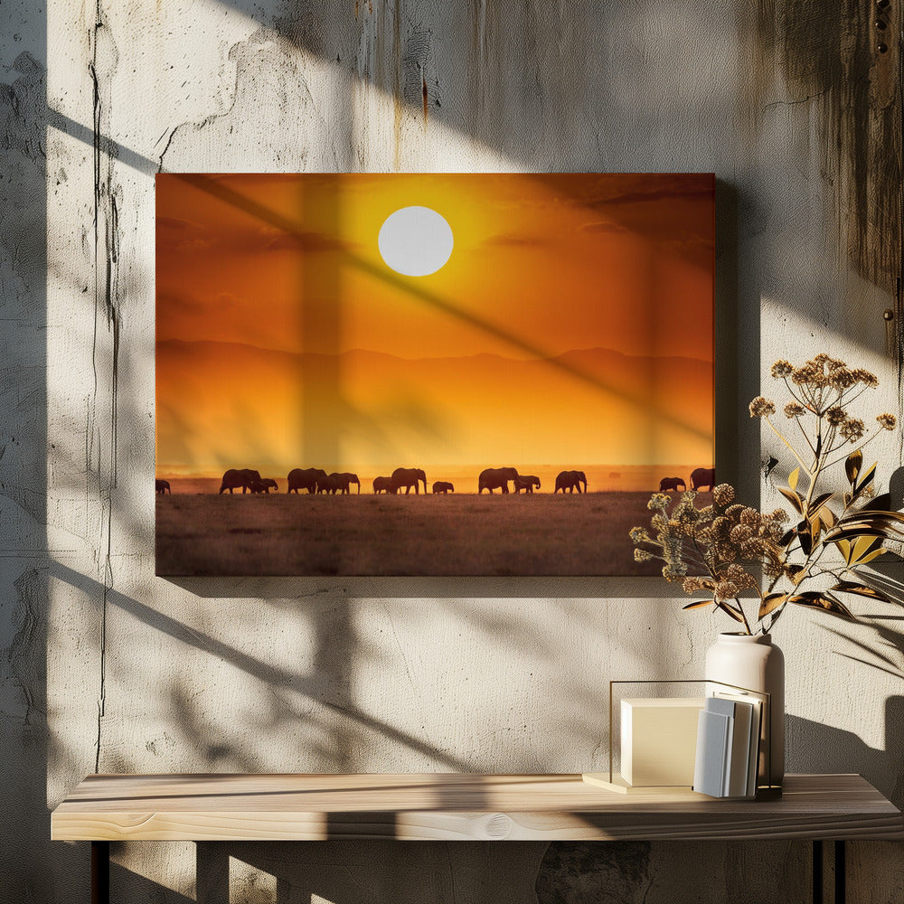 Sonnenaufgangsparade | Leinwand