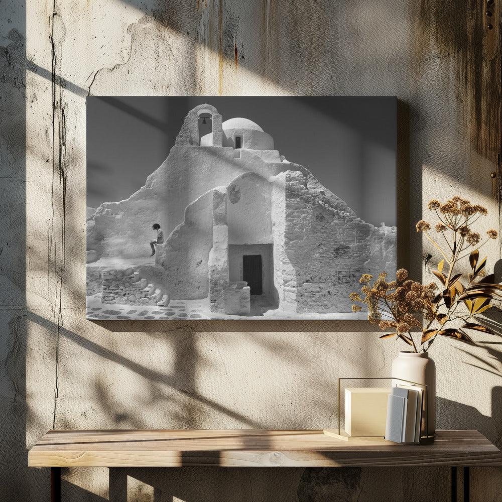 Paraportiani,Mykonos, Griechenland | Leinwand